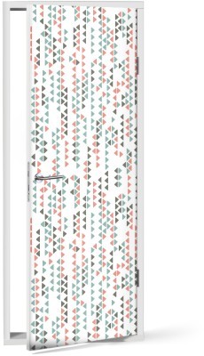 Διακόσμηση παιδικού δωματίου House Art - ΣΗΜΑΝΤΙΚΟ: Σε περίπτωση διαφοράς τιμής από το κατάστημα ισχύει παντα και μόνο η τιμή του καταστήματος Μοτίβο με τριγωνάκια, Μοτίβα, Αυτοκόλλητα πόρτας, 60 x