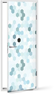 Εξάγωνα σε κυψέλη, Μοτίβα, Αυτοκόλλητα πόρτας, 60 x 170 εκ. (53440)