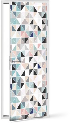 Houseart - ΣΗΜΑΝΤΙΚΟ: Σε περίπτωση διαφοράς τιμής από το κατάστημα ισχύει παντα και μόνο η τιμή του καταστήματος Τρίγωνα και ρόμβοι, Μοτίβα, Αυτοκόλλητα πόρτας, 60 x 17
