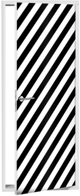 Houseart - ΣΗΜΑΝΤΙΚΟ: Σε περίπτωση διαφοράς τιμής από το κατάστημα ισχύει παντα και μόνο η τιμή του καταστήματος Ριγέ μοτίβο, Μοτίβα, Αυτοκόλλητα πόρτας, 60 x 170 εκ.