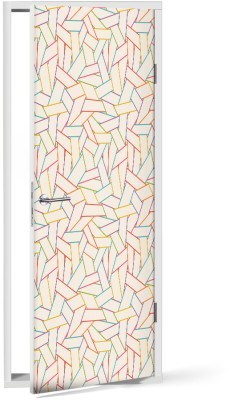 Πολύχρωμα σχέδια, Μοτίβα, Αυτοκόλλητα πόρτας, 60 x 170 εκ. (53467)