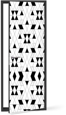 Γεωμετρικό μοτίβο, Μοτίβα, Αυτοκόλλητα πόρτας, 60 x 170 εκ. (53476)