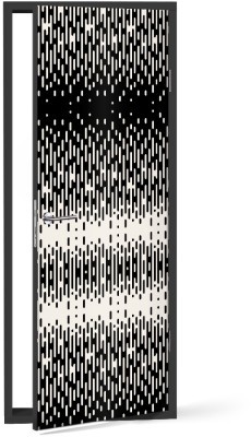 Ασπρόμαυρη σύνθεση, Μοτίβα, Αυτοκόλλητα πόρτας, 60 x 170 εκ. (53478)