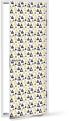 Houseart - ΣΗΜΑΝΤΙΚΟ: Σε περίπτωση διαφοράς τιμής από το κατάστημα ισχύει παντα και μόνο η τιμή του καταστήματος Μικρά τρίγωνα, Μοτίβα, Αυτοκόλλητα πόρτας, 60 x 170 εκ.