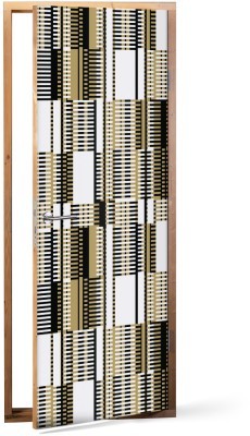 Διακεκομμένες γραμμές, Μοτίβα, Αυτοκόλλητα πόρτας, 60 x 170 εκ. (53484)
