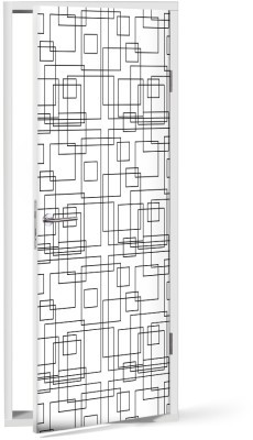 Τετράγωνη σύνθεση, Μοτίβα, Αυτοκόλλητα πόρτας, 60 x 170 εκ. (53493)
