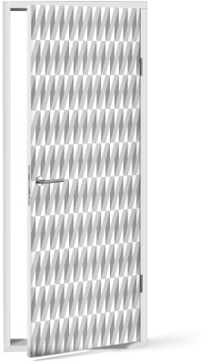 Μοτίβο με κυματιστές γραμμές, Μοτίβα, Αυτοκόλλητα πόρτας, 60 x 170 εκ. (53494)