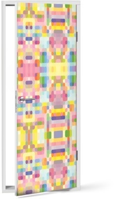 Πολύχρωμο μοτίβο, Μοτίβα, Αυτοκόλλητα πόρτας, 60 x 170 εκ. (53505)