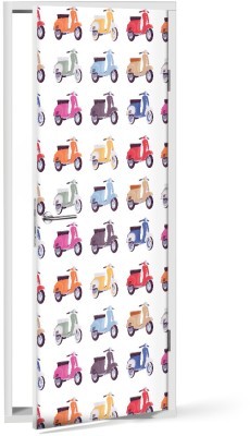 Πολύχρωμες Βέσπες, Μοτίβα, Αυτοκόλλητα πόρτας, 60 x 170