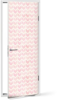 Ροζ βέλη, Μοτίβα, Αυτοκόλλητα πόρτας, 60 x 170 εκ. (53509)