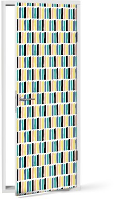Κάθετες γραμμές, Μοτίβα, Αυτοκόλλητα πόρτας, 60 x 170 εκ. (53533)