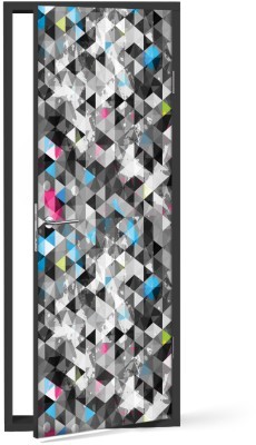 Συμμετρικό μοτίβο, Μοτίβα, Αυτοκόλλητα πόρτας, 60 x 170 εκ. (53535)