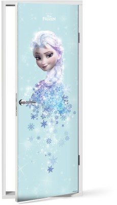 Happy Elsa, Frozen Disney Αυτοκόλλητα πόρτας 60 x 170 cm (22842)