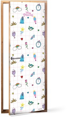Αντικείμενα για πριγκίπισσες, Princess Disney Αυτοκόλλητα πόρτας 60 x 170 cm (23791)