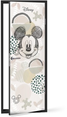 Σκίτσο με τον Mickey Disney Αυτοκόλλητα πόρτας 60 x 170 cm (24997)