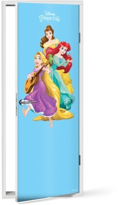 Ariel, Belle, Rapunzel, Παιδικά, Αυτοκόλλητα πόρτας, 60 x 170 εκ.