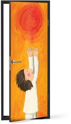 Παιδί στον ήλιο Παιδικά Αυτοκόλλητα πόρτας 60 x 170 cm (35329)