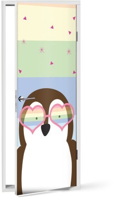 Lovely Pinguin Παιδικά Αυτοκόλλητα πόρτας 60 x 170 cm (35353)