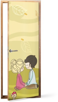 Φθινοπωρινό λιβάδι Παιδικά Αυτοκόλλητα πόρτας 60 x 170 cm (12141)
