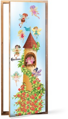 Κάστρο νεράιδων Παιδικά Αυτοκόλλητα πόρτας 60 x 170 cm (14919)