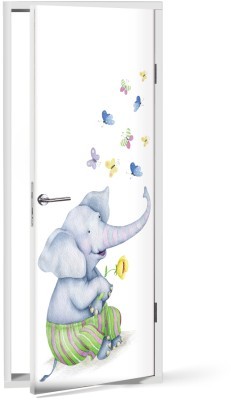 Χαρούμενος ελέφαντας, Παιδικά, Αυτοκόλλητα πόρτας, 60 x 170 εκ. (53167)