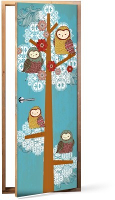 Χαρούμενες Κουκουβάγιες, Παιδικά, Αυτοκόλλητα πόρτας, 60 x 170 εκ.