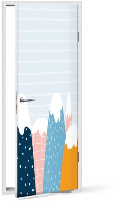 Χιονισμένα βουνά, Παιδικά, Αυτοκόλλητα πόρτας, 60 x 170 εκ. (53181)