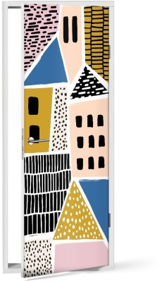 Σπιτάκια, Παιδικά, Αυτοκόλλητα πόρτας, 60 x 170 εκ.