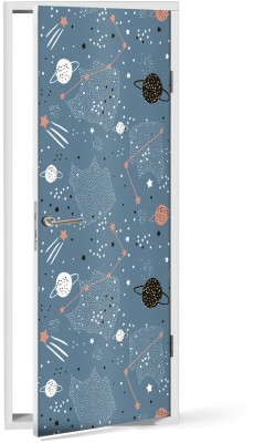 Αστέρια και πλανήτες, Παιδικά, Αυτοκόλλητα πόρτας, 60 x 170 εκ. (53217)
