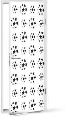 Κύκλοι με αστέρια, Παιδικά, Αυτοκόλλητα πόρτας, 60 x 170 εκ. (53263)