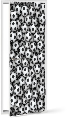 Μπάλες ποδοσφαίρου, Παιδικά, Αυτοκόλλητα πόρτας, 60 x 170 εκ. (53297)