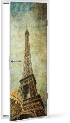 Πύργος του Άιφελ Πόλεις – Ταξίδια Αυτοκόλλητα πόρτας 60 x 170 cm (37364)