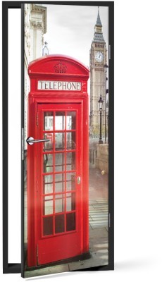 Μπιγκ Μπεν, Λονδίνο Πόλεις – Ταξίδια Αυτοκόλλητα πόρτας 60 x 170 cm (18769)
