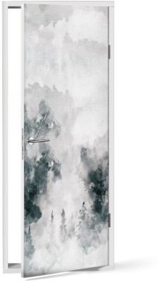 Δάσος με ομίχλη, Πόλεις – Ταξίδια, Αυτοκόλλητα πόρτας, 60 x 170 εκ. (53526)