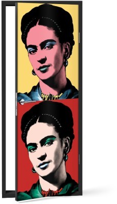 Houseart Frida Khalo, Vintage, Αυτοκόλλητα πόρτας, 60 x 170 εκ.