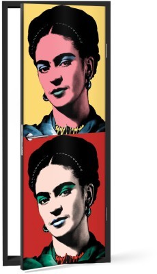 Frida Khalo Vintage Αυτοκόλλητα πόρτας 60 x 170 cm (37290)