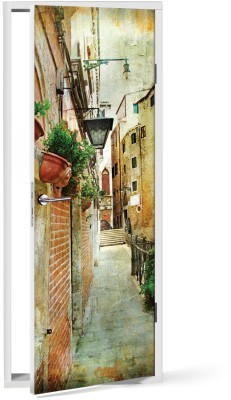 Διακόσμηση παιδικού δωματίου House Art - ΣΗΜΑΝΤΙΚΟ: Σε περίπτωση διαφοράς τιμής από το κατάστημα ισχύει παντα και μόνο η τιμή του καταστήματος Σοκάκια, Vintage, Αυτοκόλλητα πόρτας, 60 x 170 εκ.