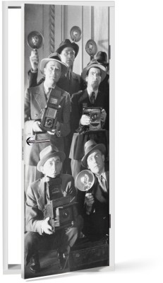 Διακόσμηση παιδικού δωματίου House Art - ΣΗΜΑΝΤΙΚΟ: Σε περίπτωση διαφοράς τιμής από το κατάστημα ισχύει παντα και μόνο η τιμή του καταστήματος Παπαράτσι, Vintage, Αυτοκόλλητα πόρτας, 60 x 170 εκ.