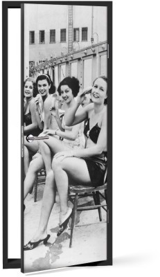 Διακόσμηση παιδικού δωματίου House Art - ΣΗΜΑΝΤΙΚΟ: Σε περίπτωση διαφοράς τιμής από το κατάστημα ισχύει παντα και μόνο η τιμή του καταστήματος Ρετρό γυναίκες, Vintage, Αυτοκόλλητα πόρτας, 60 x 170 ε