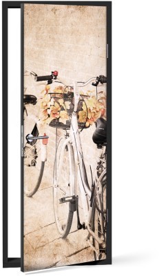 Ποδήλατα Vintage Αυτοκόλλητα πόρτας 60 x 170 cm (11990)