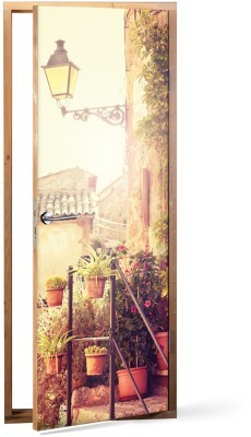 Houseart - ΣΗΜΑΝΤΙΚΟ: Σε περίπτωση διαφοράς τιμής από το κατάστημα ισχύει παντα και μόνο η τιμή του καταστήματος Μαγιόρκα, Ισπανία, Vintage, Αυτοκόλλητα πόρτας, 60 x 17