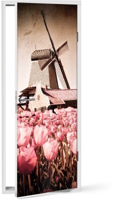 Διακόσμηση παιδικού δωματίου House Art - ΣΗΜΑΝΤΙΚΟ: Σε περίπτωση διαφοράς τιμής από το κατάστημα ισχύει παντα και μόνο η τιμή του καταστήματος Ανεμόμυλος στην Ολλανδία, Vintage, Αυτοκόλλητα πόρτας,