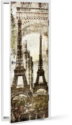 Διακόσμηση παιδικού δωματίου House Art - ΣΗΜΑΝΤΙΚΟ: Σε περίπτωση διαφοράς τιμής από το κατάστημα ισχύει παντα και μόνο η τιμή του καταστήματος Άιφελ, Vintage, Αυτοκόλλητα πόρτας, 60 x 170 εκ.