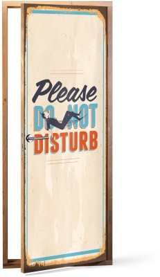 Παρακαλώ μην ενοχλείτε Vintage Αυτοκόλλητα πόρτας 60 x 170 cm (19329)