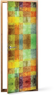 Patchwork Ζωγραφική Αυτοκόλλητα πόρτας 60 x 170 cm (37295)