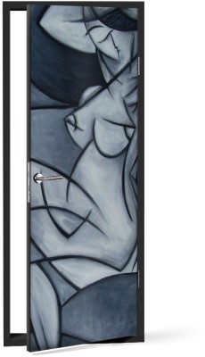 Houseart Αφηρημένη τέχνη, γυμνό, Ζωγραφική, Αυτοκόλλητα πόρτας, 60 x 170 εκ.