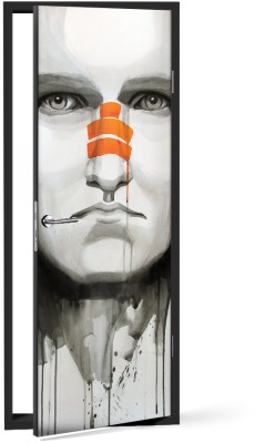 Houseart Εικονογράφηση νεαρού άνδρα, Ζωγραφική, Αυτοκόλλητα πόρτας, 60 x 170 εκ.
