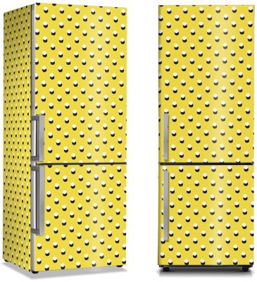 Πουά κίτρινο φόντο, Κόμικ, Αυτοκόλλητα ψυγείου, 50 x 85 εκ. (45751)