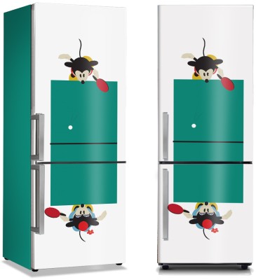 Micky & Minnie παίζουν ping pong, Κόμικ, Αυτοκόλλητα ψυγείου, 50 x 85 εκ.