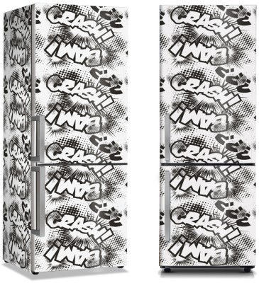 Διακόσμηση παιδικού δωματίου House Art - ΣΗΜΑΝΤΙΚΟ: Σε περίπτωση διαφοράς τιμής από το κατάστημα ισχύει παντα και μόνο η τιμή του καταστήματος Crash!, Κόμικ, Αυτοκόλλητα ψυγείου, 50 x 85 εκ.